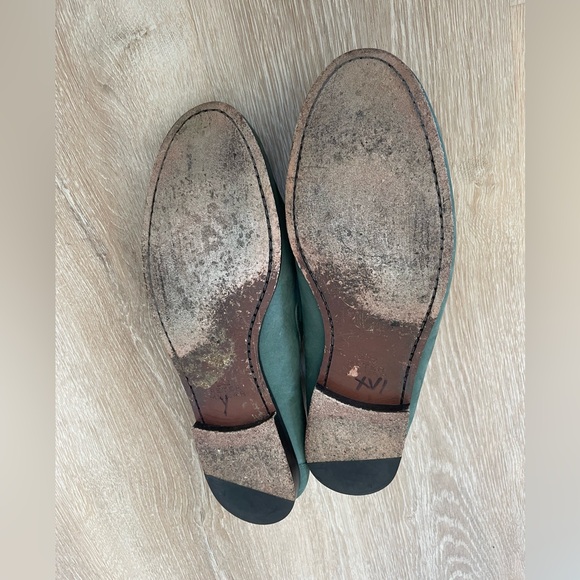 Peter Millar Men’s Suede Bit Loafers Green 11.5 Preppy Classic Business Dress - Picture 8 of 14